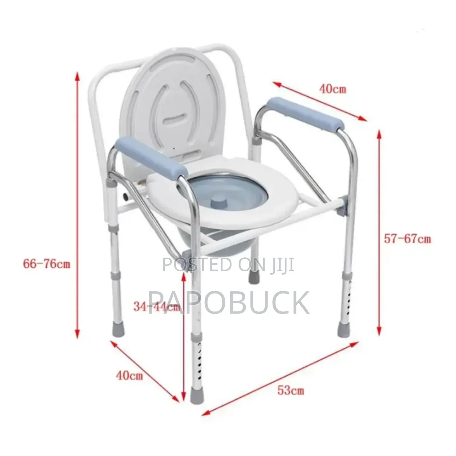 Strong Folding Commode Chair