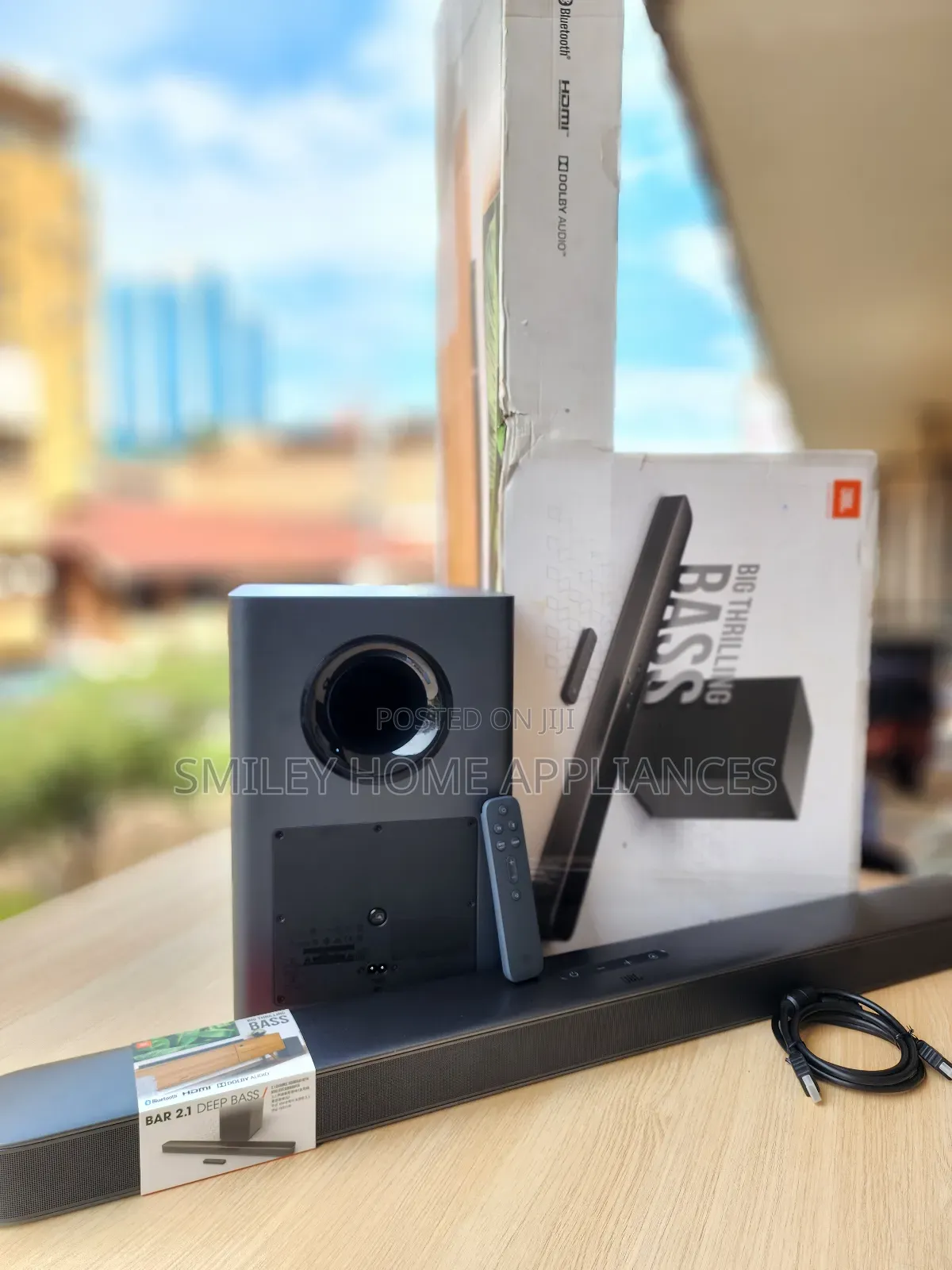 Deep Bass JBL 2.1channel Wireless Soundbar at a Reduced Cost