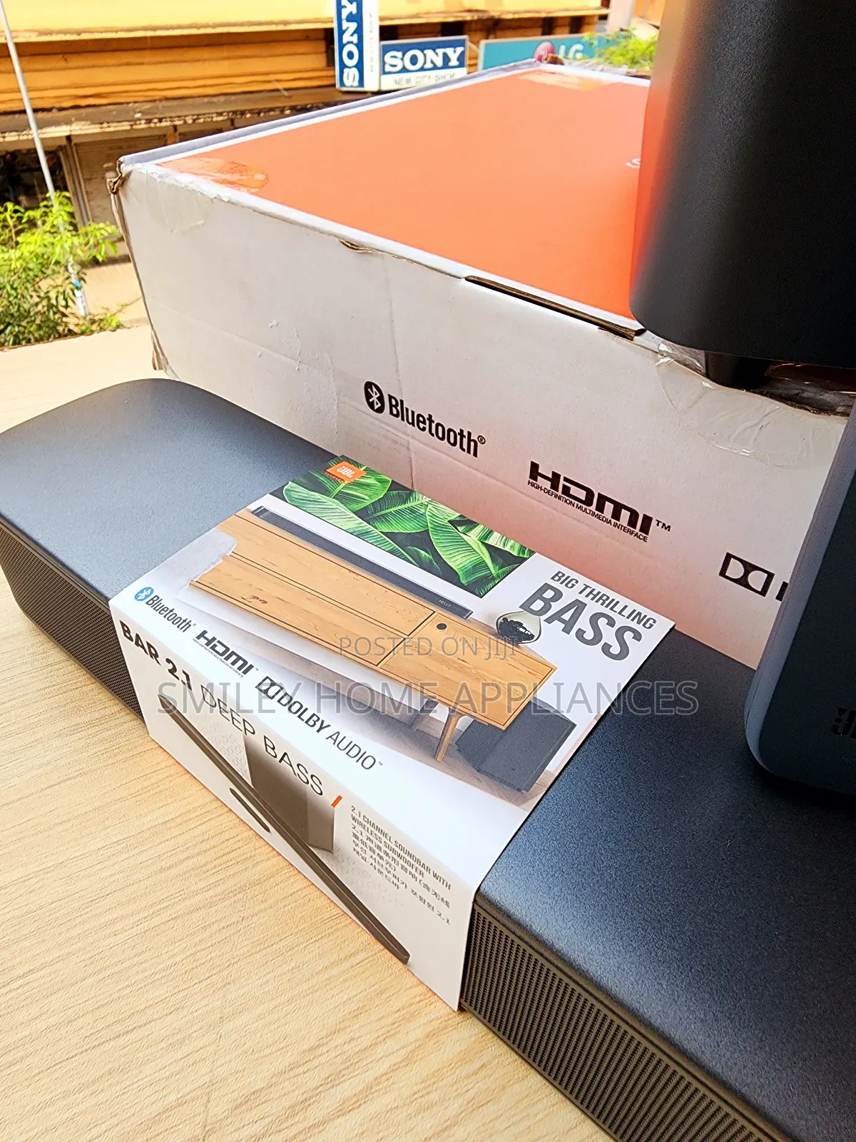 Deep Bass JBL 2.1channel Wireless Soundbar at a Reduced Cost