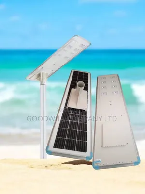 100w All in One Integrated Solar Street Light With Lifepo4