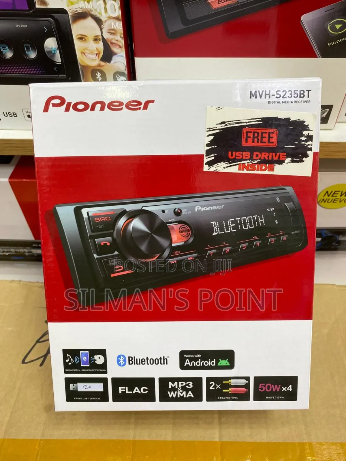Pioneer MVH-S235bt Single Din Radio