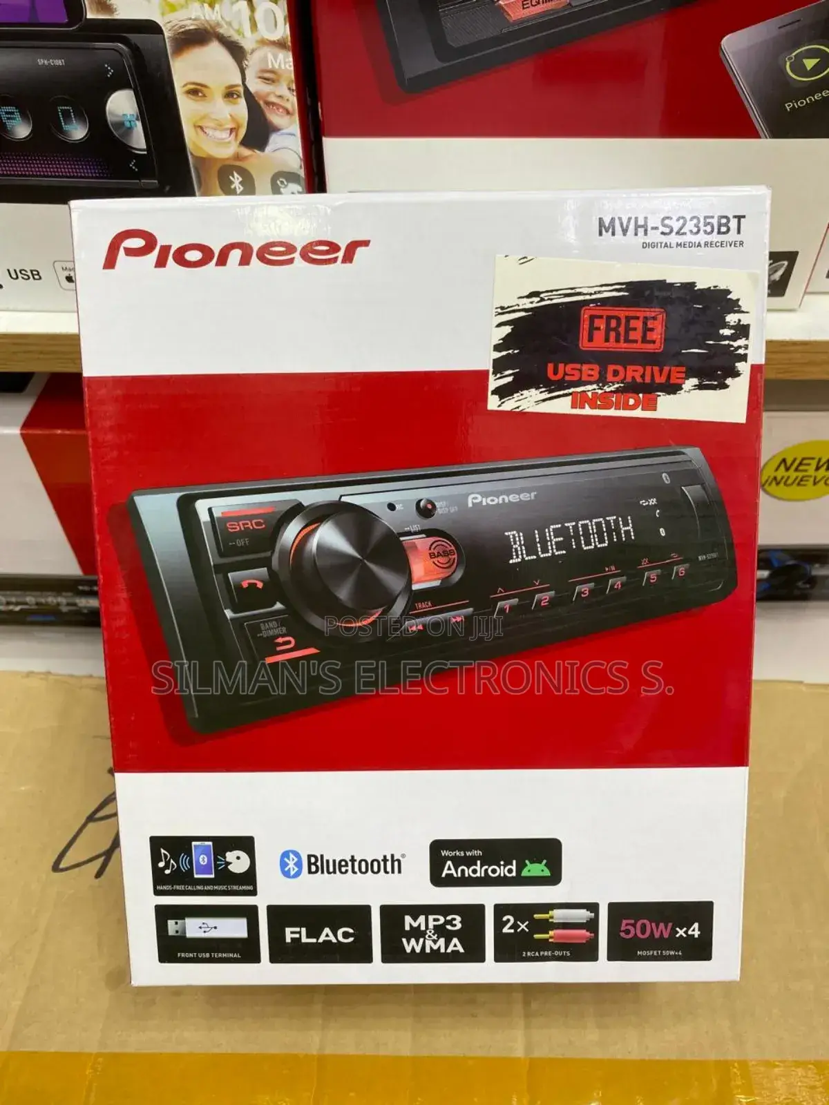 Pioneer MVH-S235bt Single Din Radio