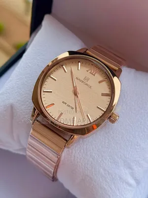 Navi Force Classic Watch Silver Gold