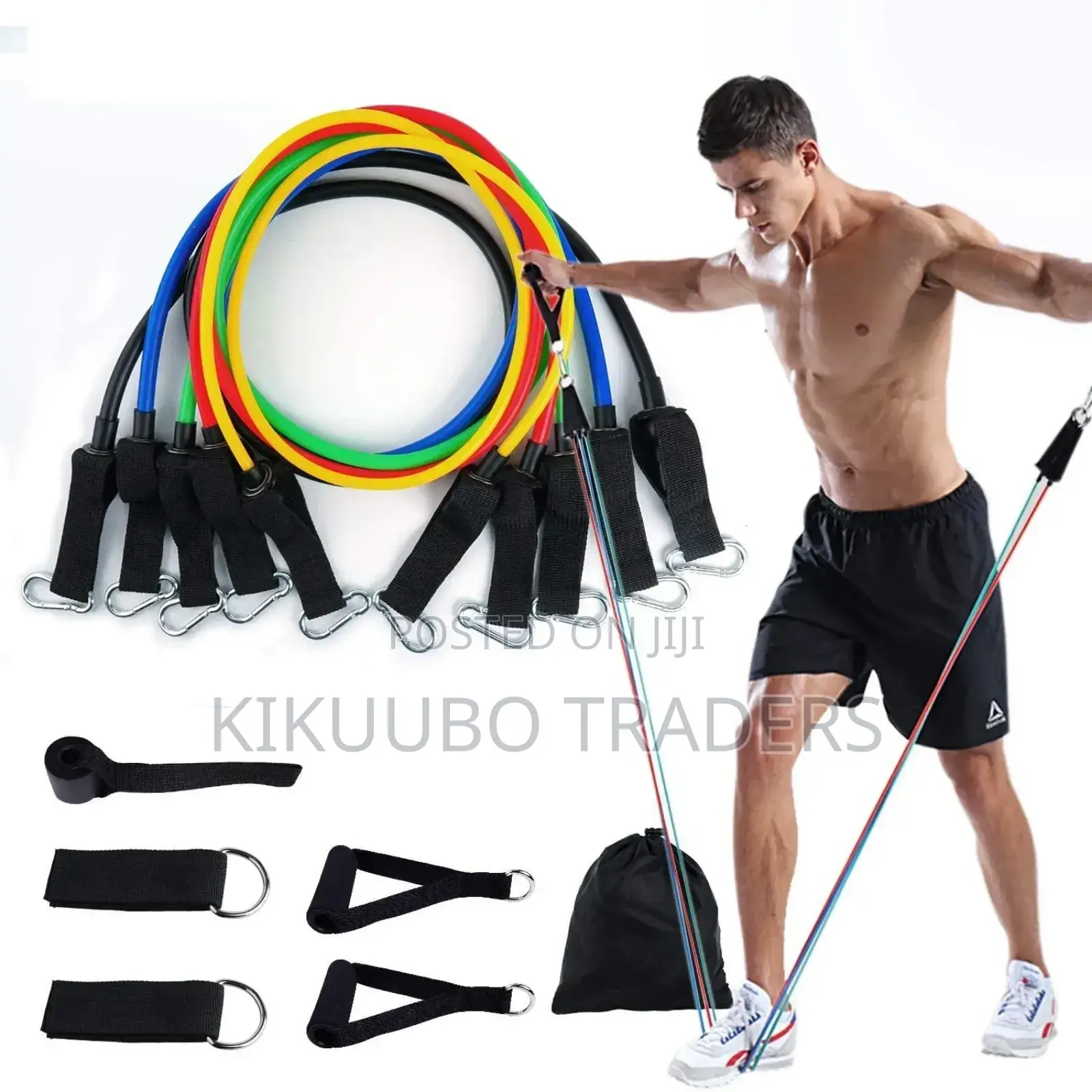 11pcs High Quality Exercise Resistance Bands