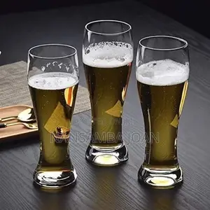 6 Pieces of High Ball Juice Water Glasses-Clear