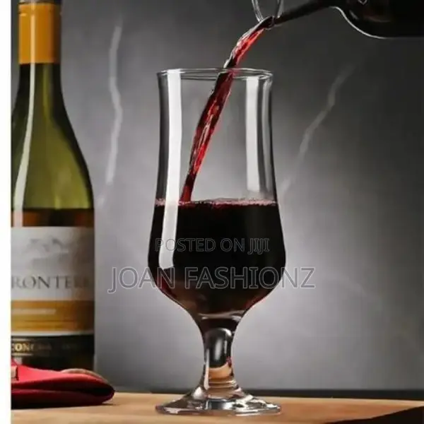 6 Pieces of Large Glasses Drink Ware for All Drinks