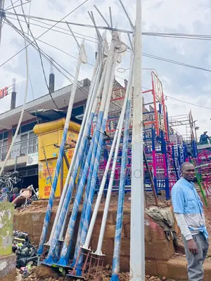 Road Tall Solar Poles