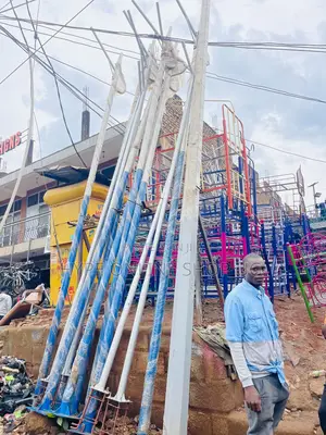 Road Tall Solar Poles