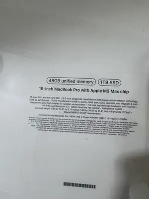 New Apple MacBook Pro 2023 M3 Max 16-Inch 48GB Apple M3 Max SSD 1T
