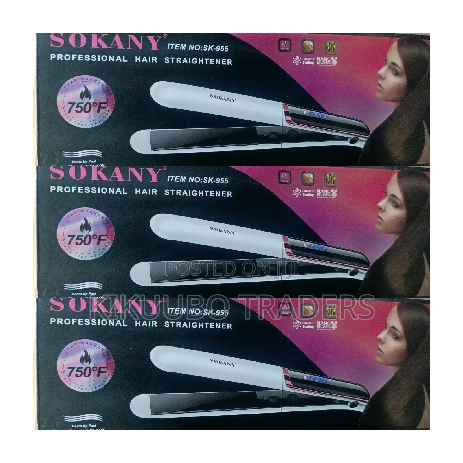 Sokany Professional Ceramic Hair Straiggtener