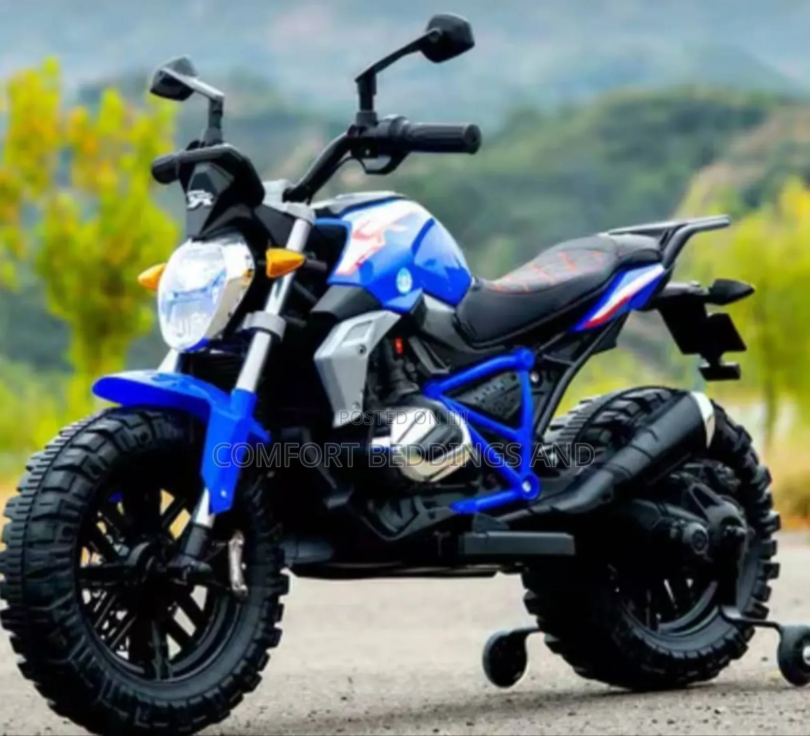 Rechargeable Motorcycle Bike Toy Blue
