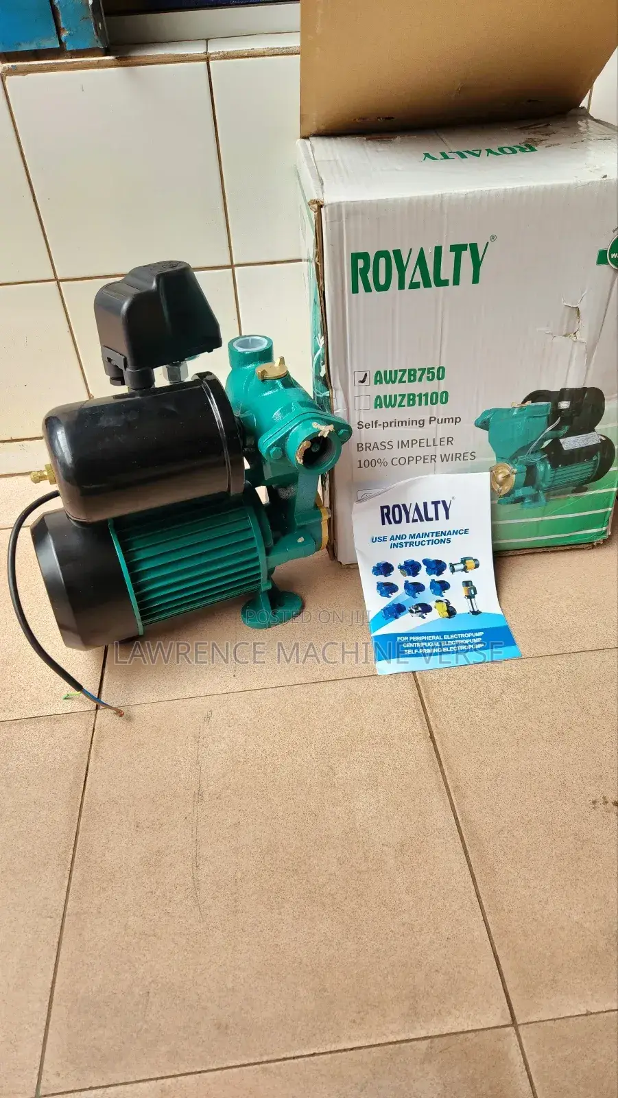 Cold and Hot Surface Water Pump