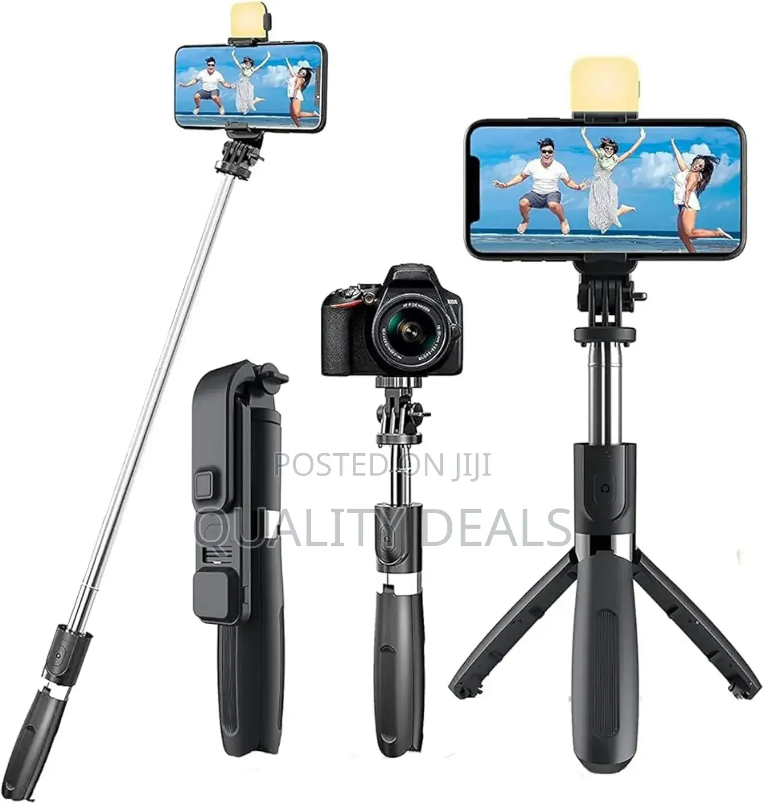 Bluetooth Selfie Stick and Tripod Stand