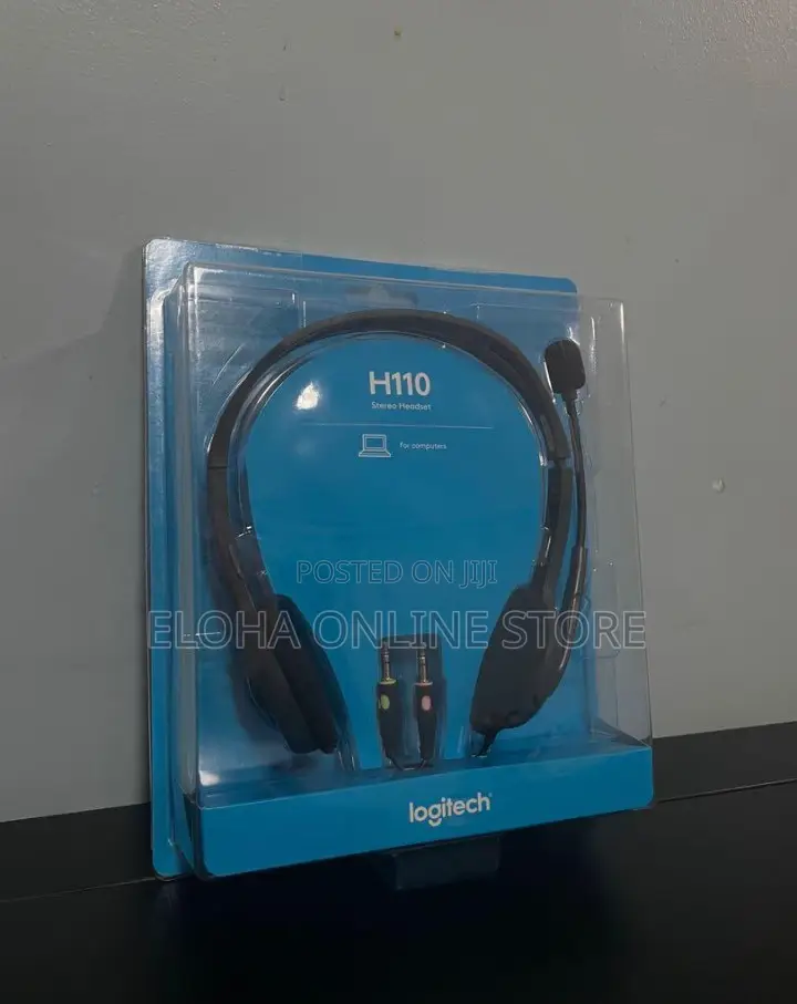 Logitech H110 Stereo Headset Black