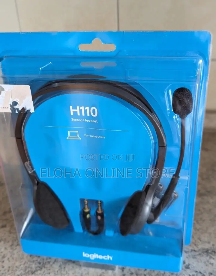 Logitech H110 Stereo Headset Black