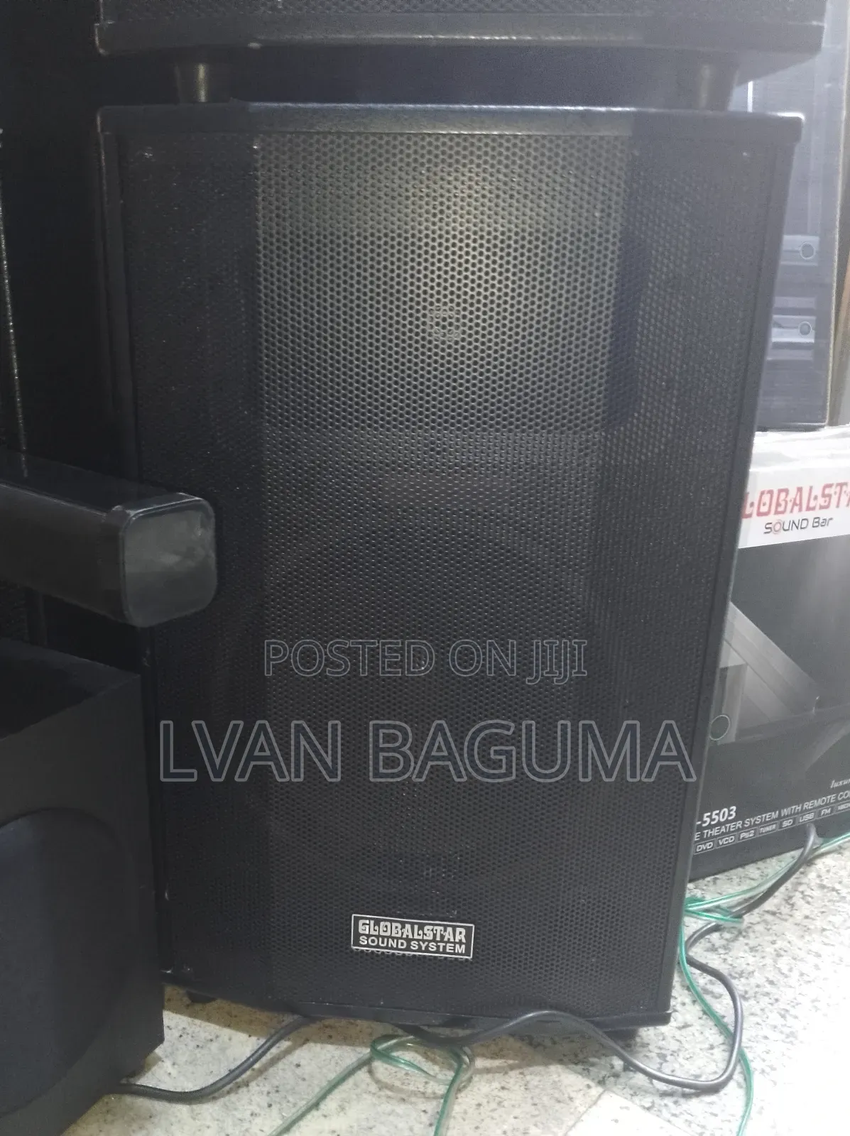 Global Star Amplified Loud Sound Speakers - 2 Speakers