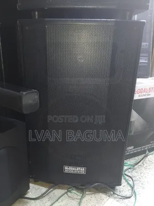 Global Star Amplified Loud Sound Speakers - 2 Speakers