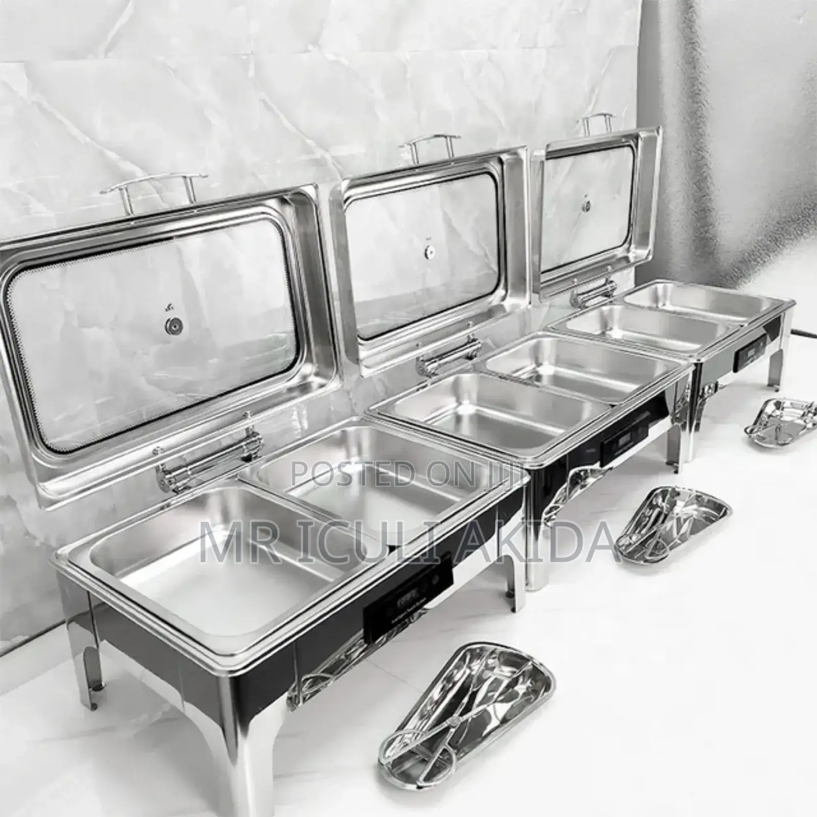 High Grade Stainless Steel Buffer Chafing Dish Food Warmer