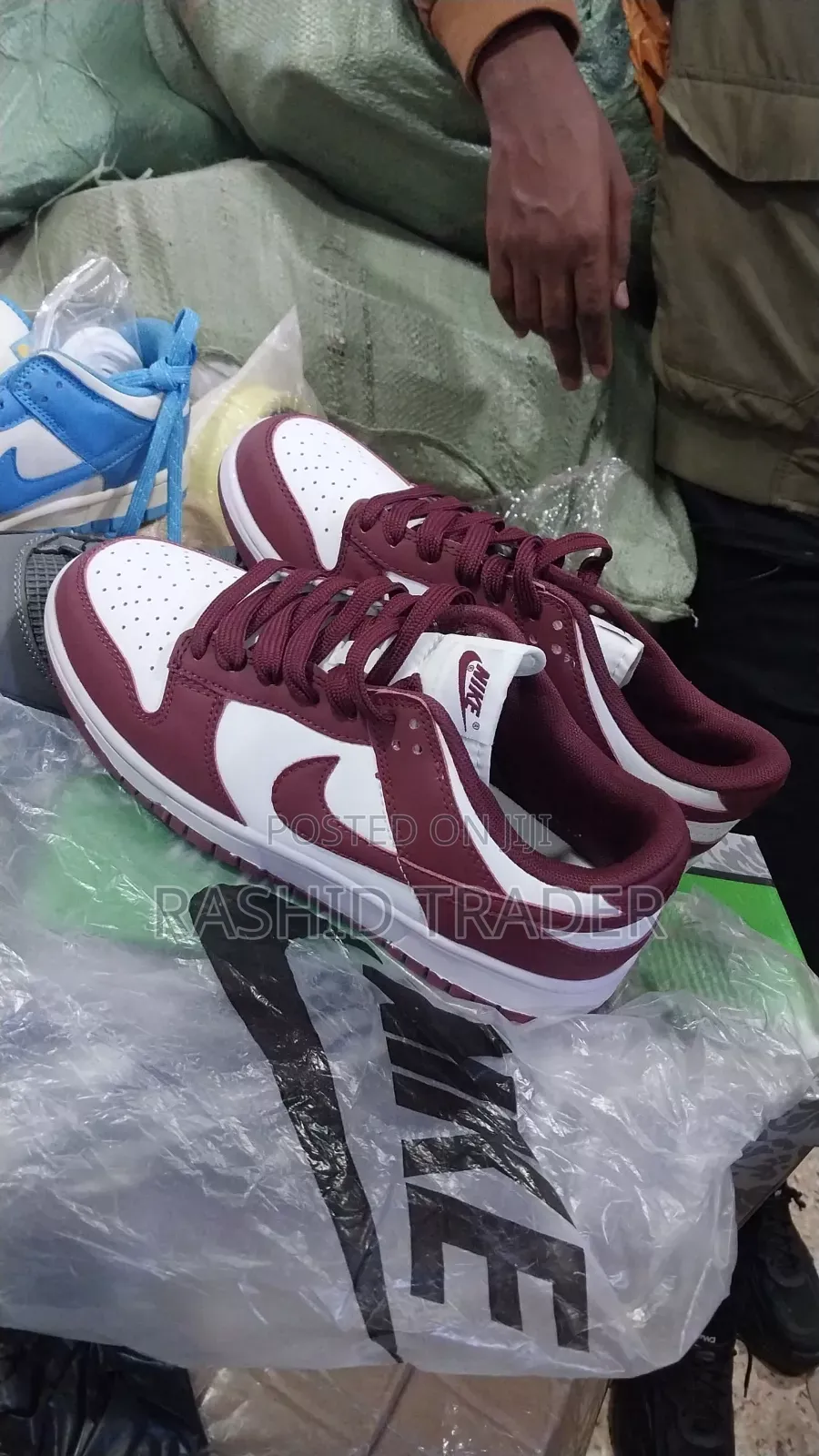 Nike Sneakers Maroon White