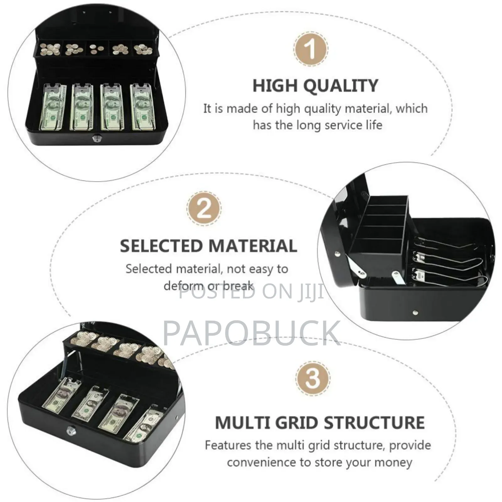 1pc Cash Register Box