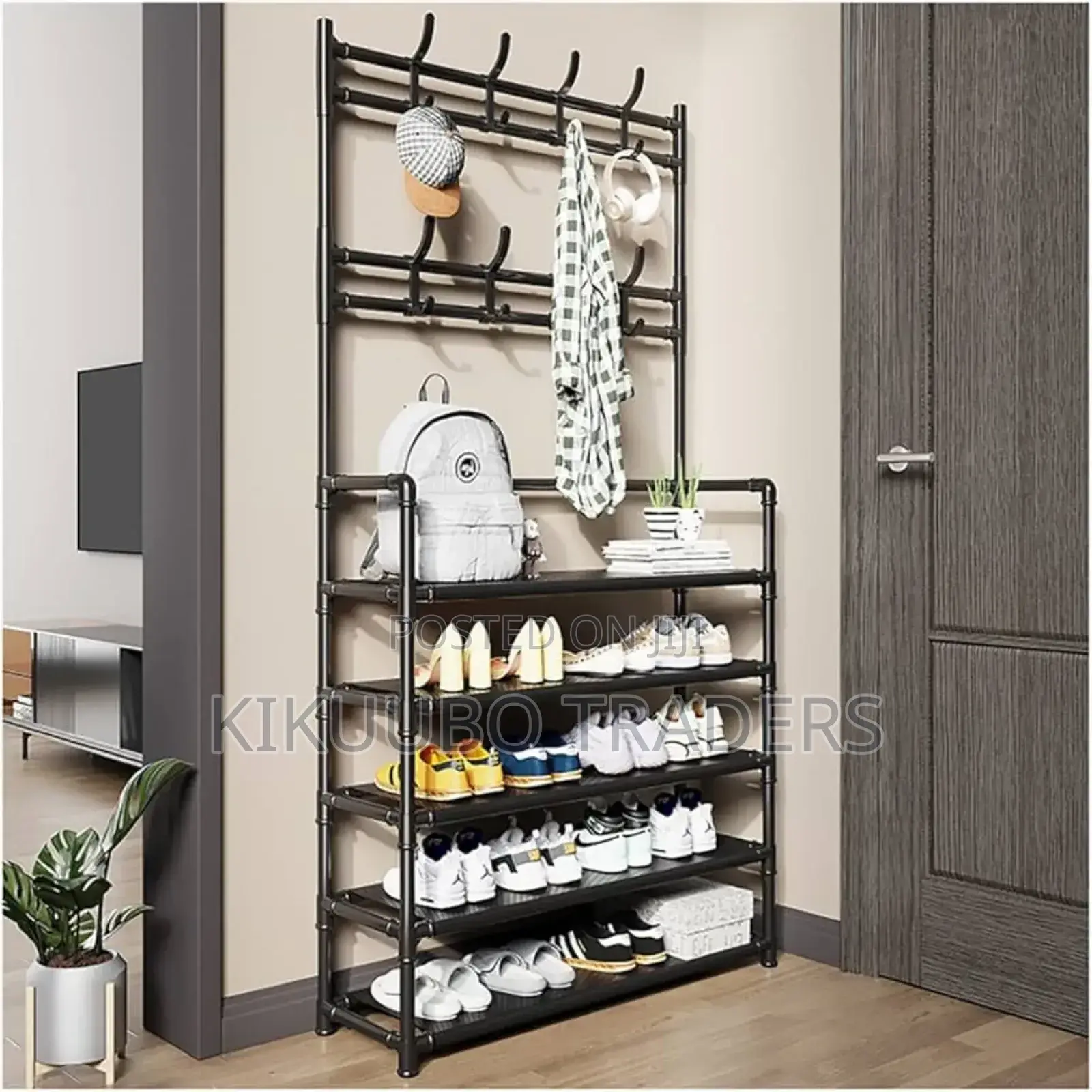 Multifunctional Shoe and Hat Rack