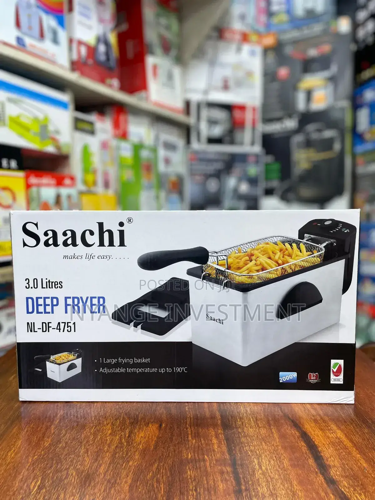 3.0 Litres Saachi Deep Fryer. Deep Fryer