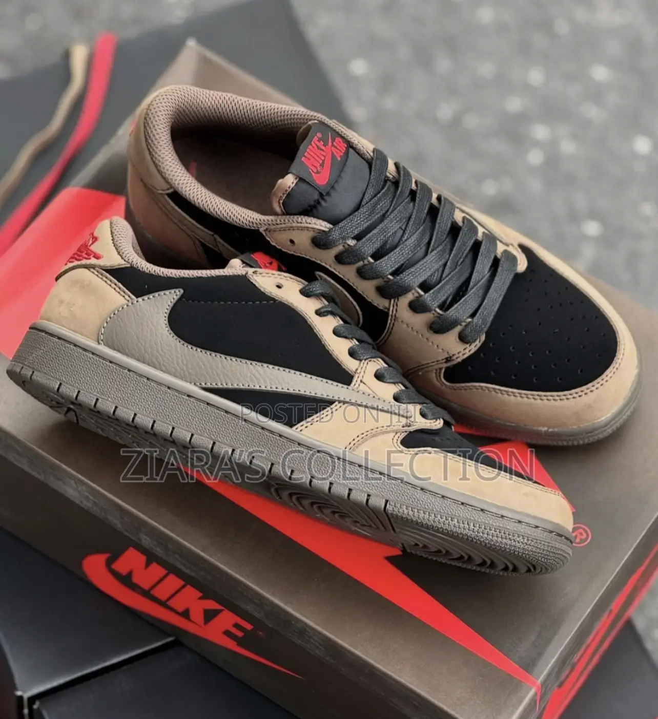 Jordan 1 Cactus Jack Unisex Sneakers