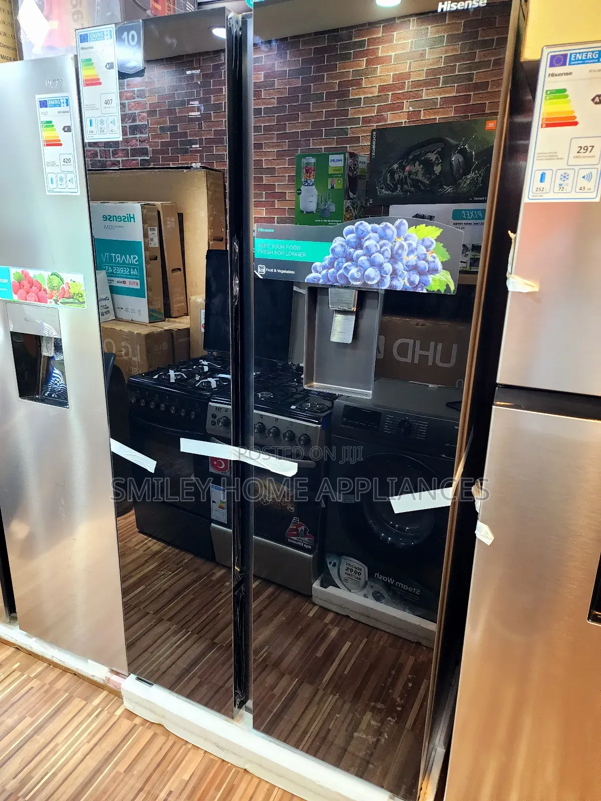 Brand New Hisense 670ltrs Frost Free Side by Side Fridge