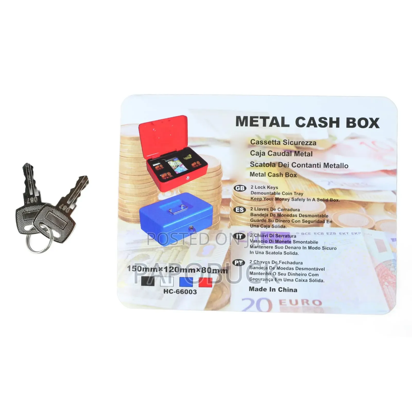 HC-66003 Metal Cash Box