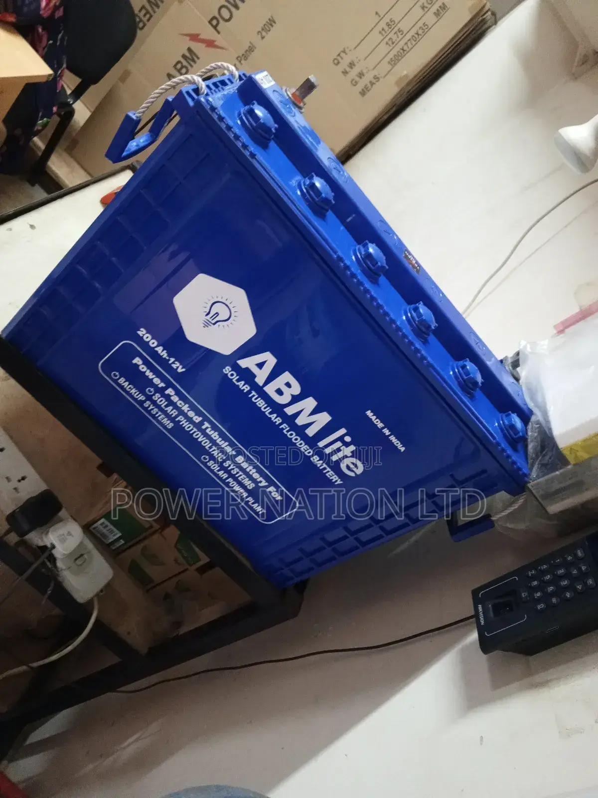 200ah 12v ABM Lite Solar Tubular Flooded Battery
