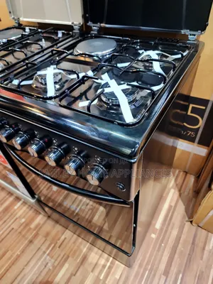 Pixels Black Color 60cm by 50cm Gas Cooker