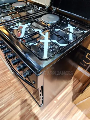 Pixels Black Color 60cm by 50cm Gas Cooker
