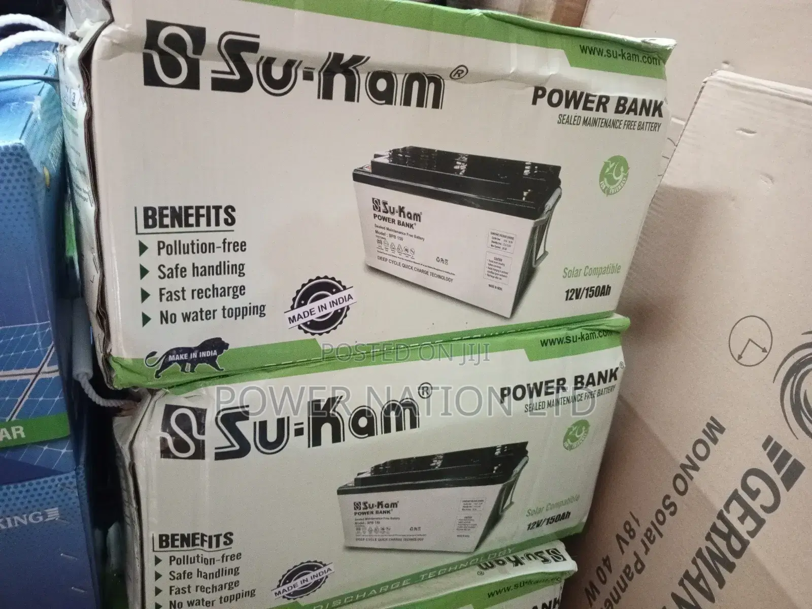 150ah India Made Sukam Gel Battery