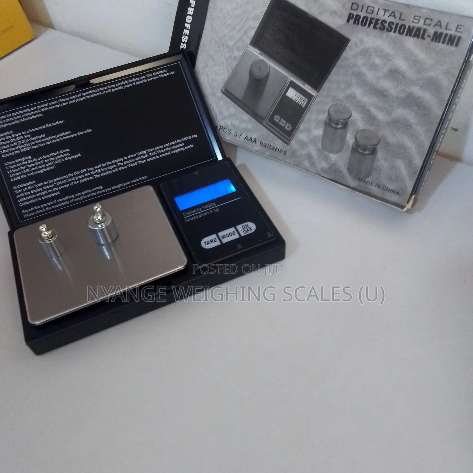 Portable Mineral Weighing Scale 1kg/0.1g Weigh Accurate Weighing Scale