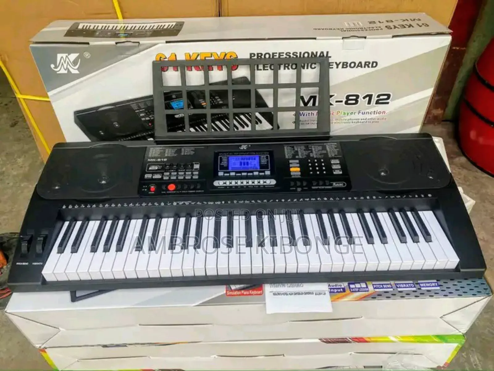 Meike MK-812 Quality Sound USB MIDI Port Electronic Keyboard