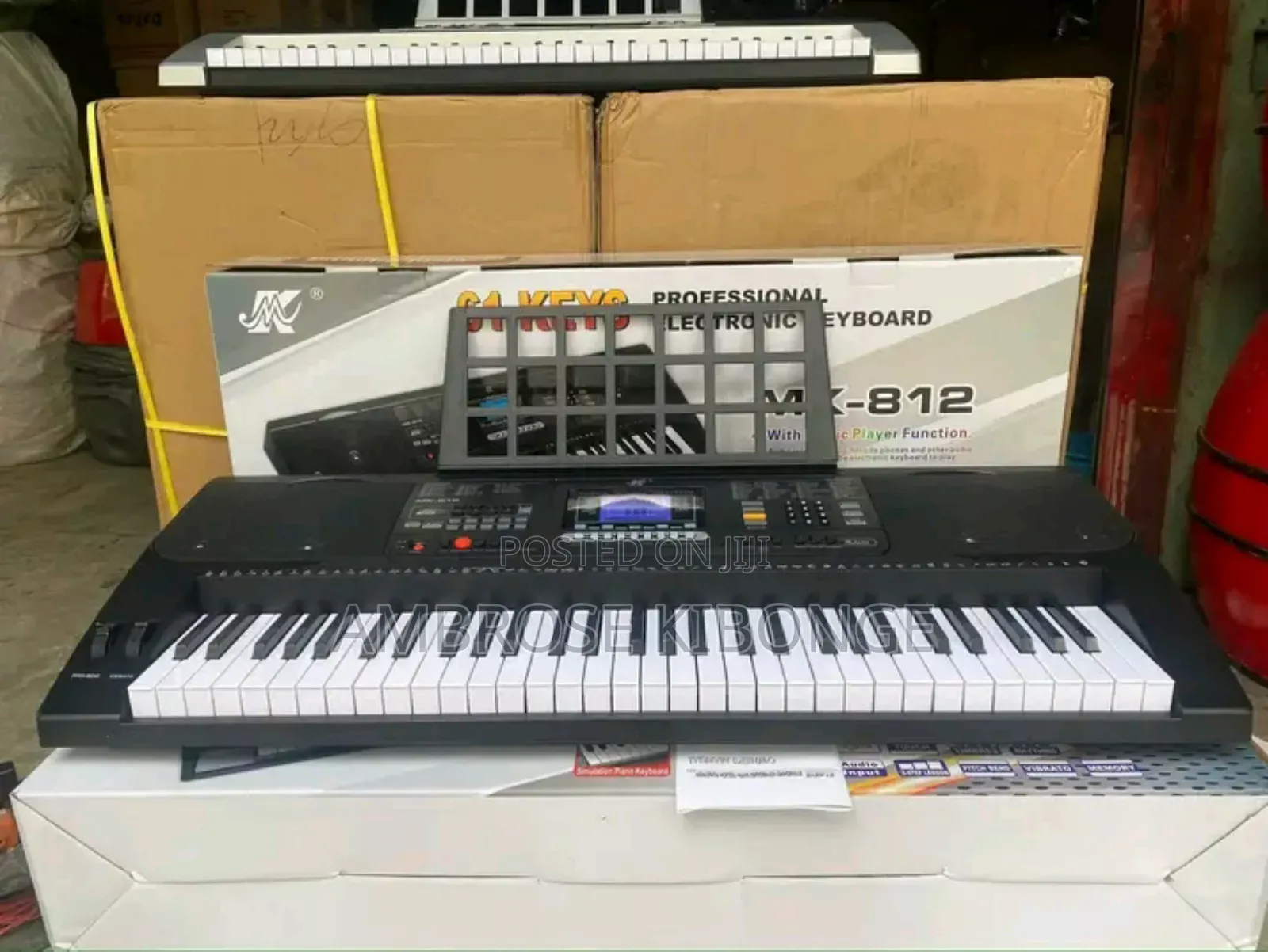 Meike MK-812 Quality Sound USB MIDI Port Electronic Keyboard