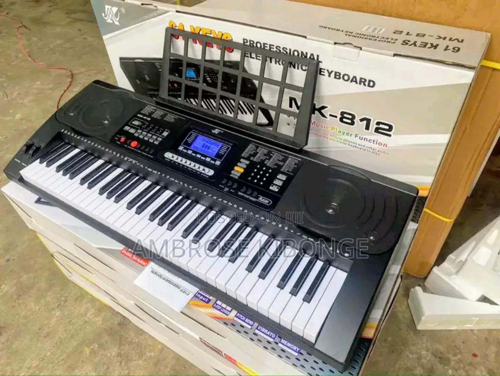 Meike MK-812 Quality Sound USB MIDI Port Electronic Keyboard