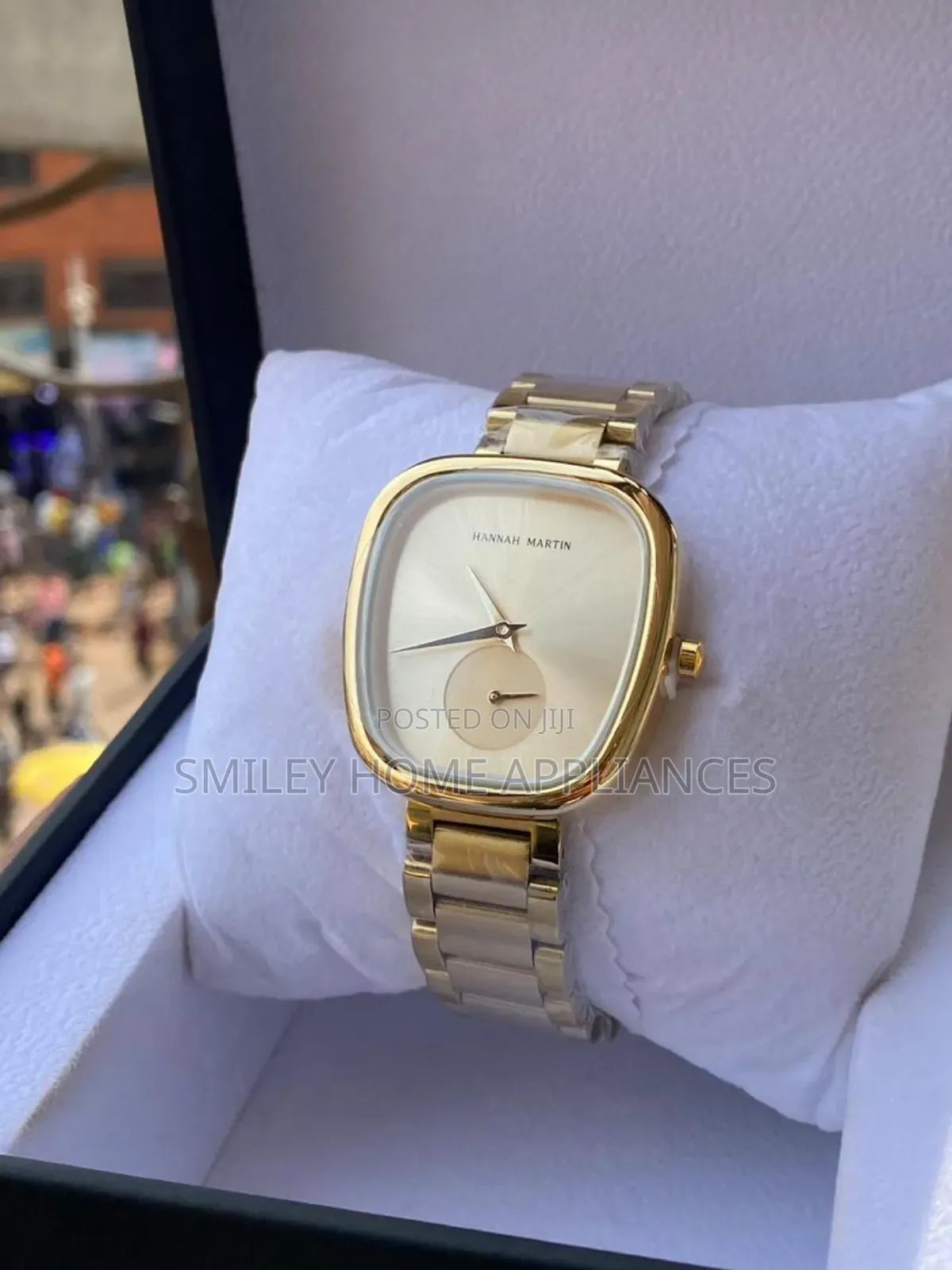 Hannah Martin Classy Silver Gold Watch
