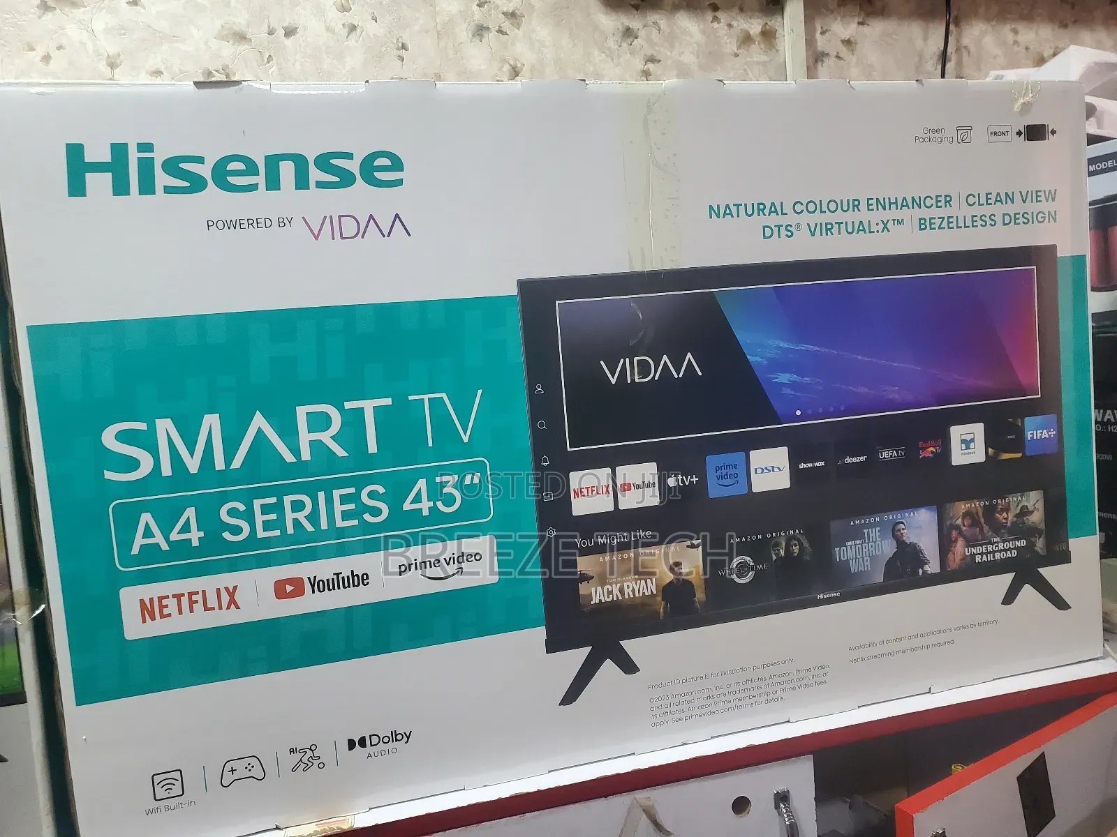 Hisense Smart Vidaa 43"Inch TV