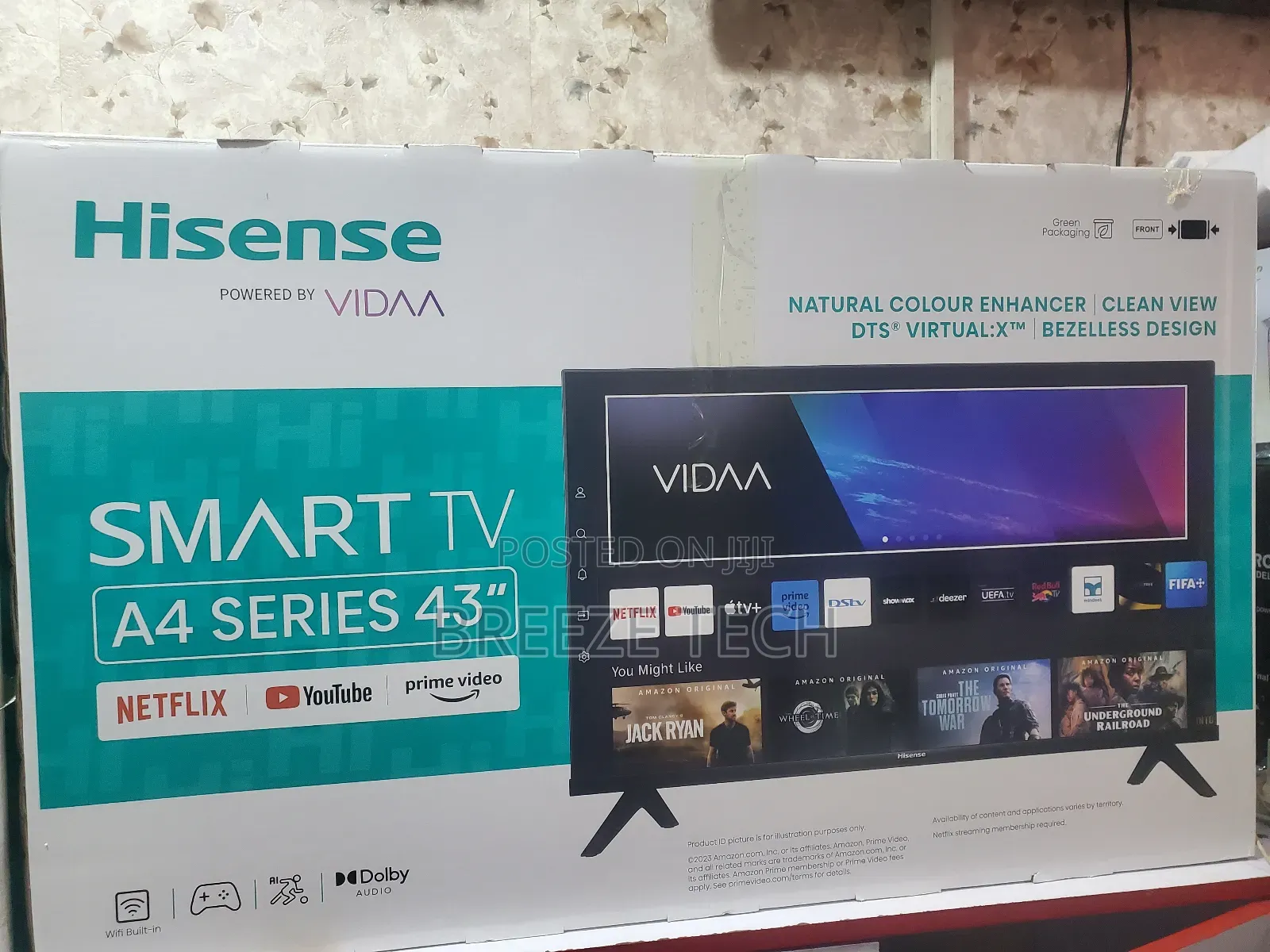 Hisense Smart Vidaa 43"Inch TV