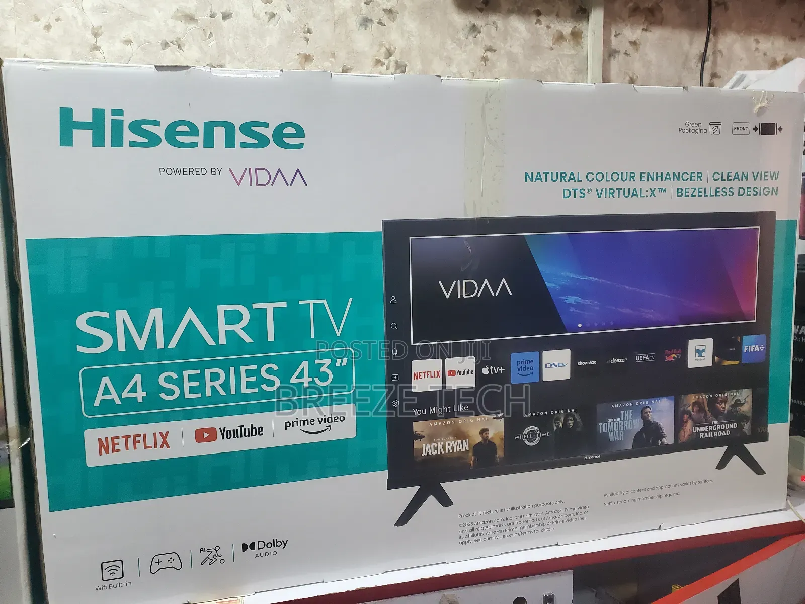 Hisense Smart Vidaa 43"Inch TV