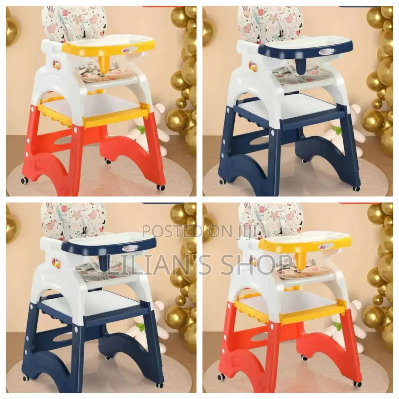 Premium High Multifunction Baby Dining Feeding Chair