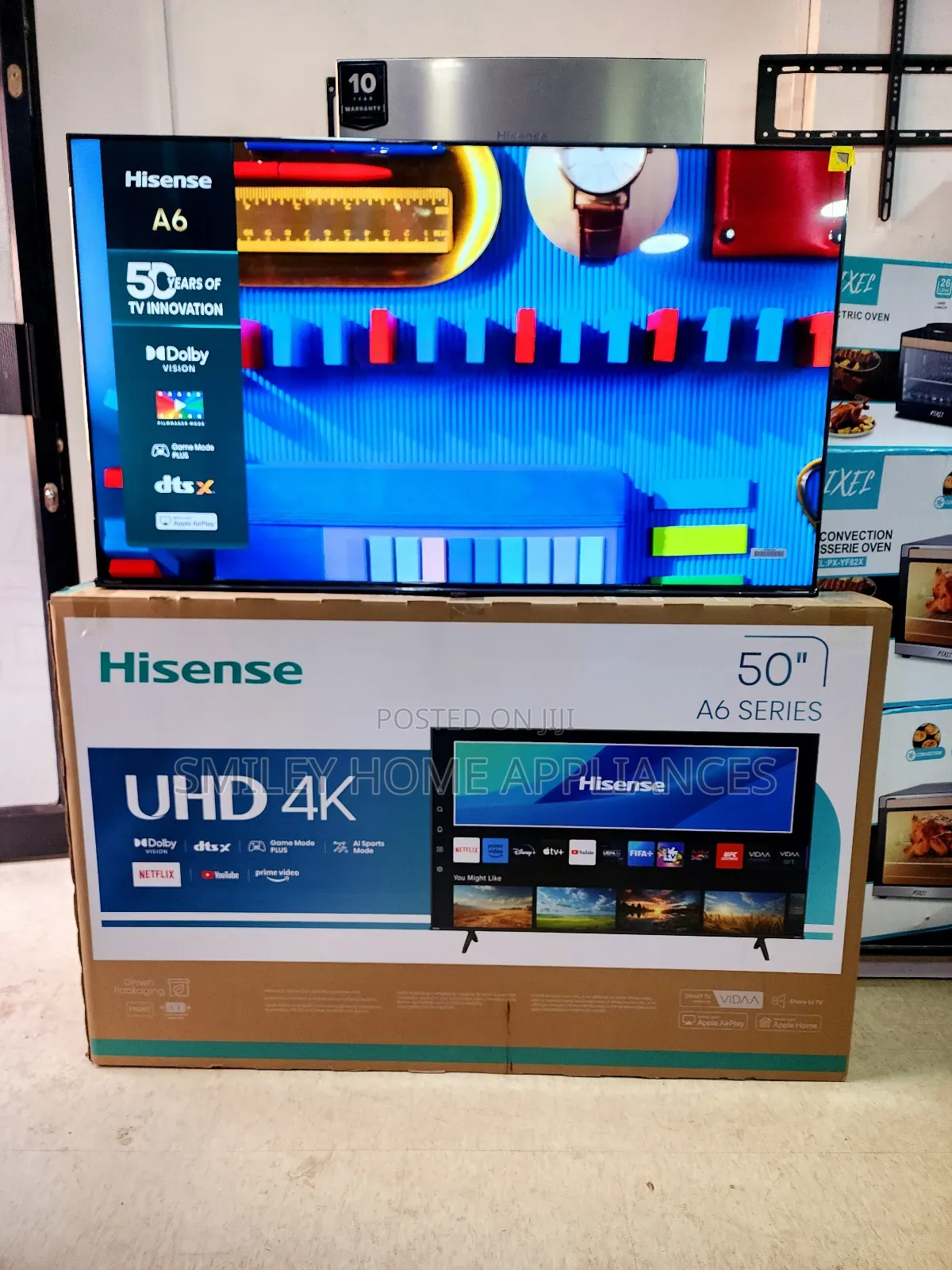 Hisense 50inches Smart Tv A6 Series at Stock Clearance