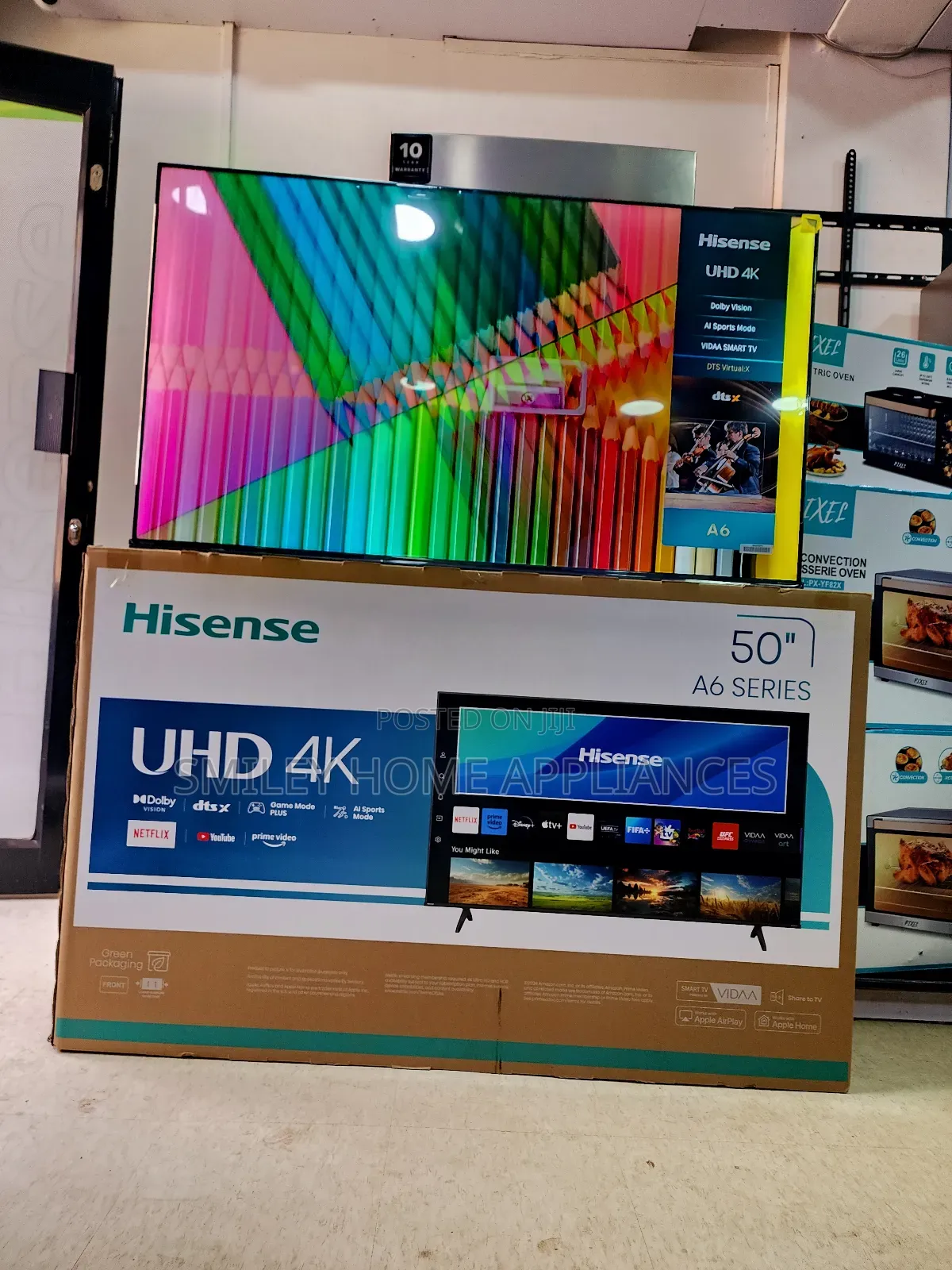 Uhd Hisense Smart Tv 50inches at Stock Clearance