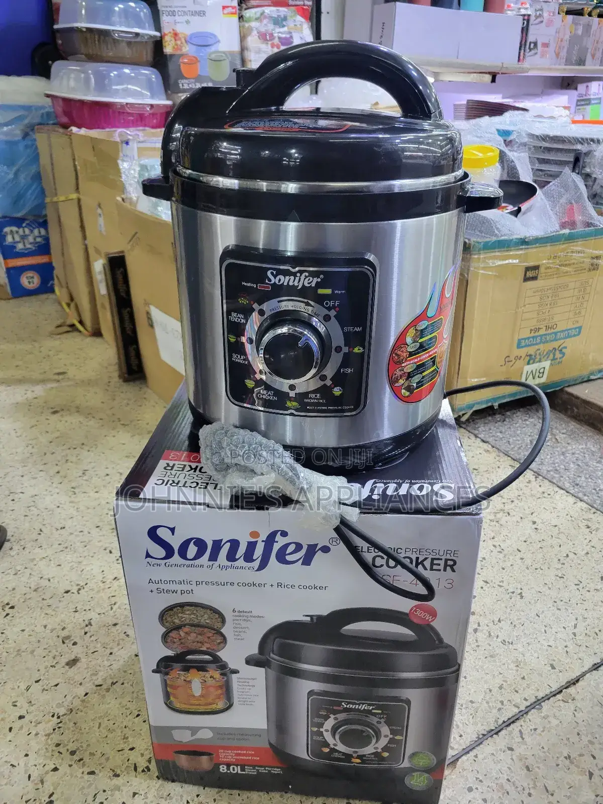Sonifer Automatic Pressure Cooker 8L Capacity