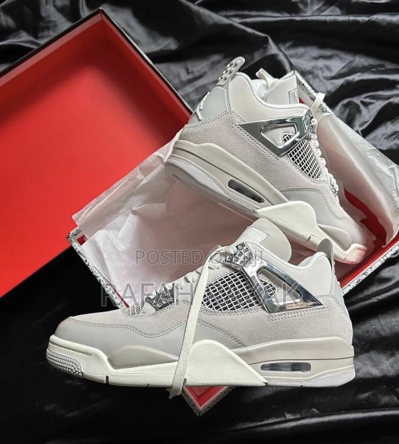 Original Air Jordan 4 Retro Frozen Moments Sneaker