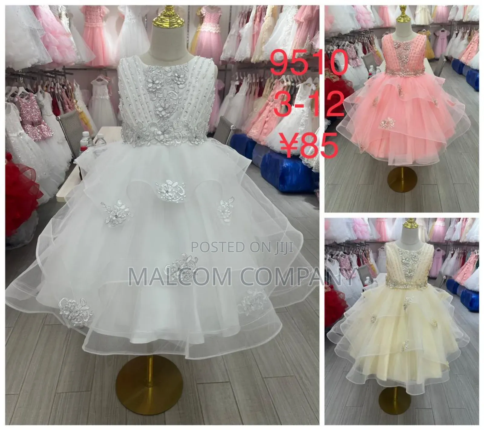 Classic Dresses for Girls 3 to 12 Years