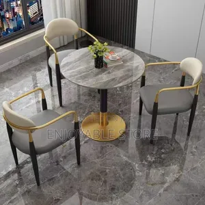 Modern Class Restaurant Chairs and Table Set