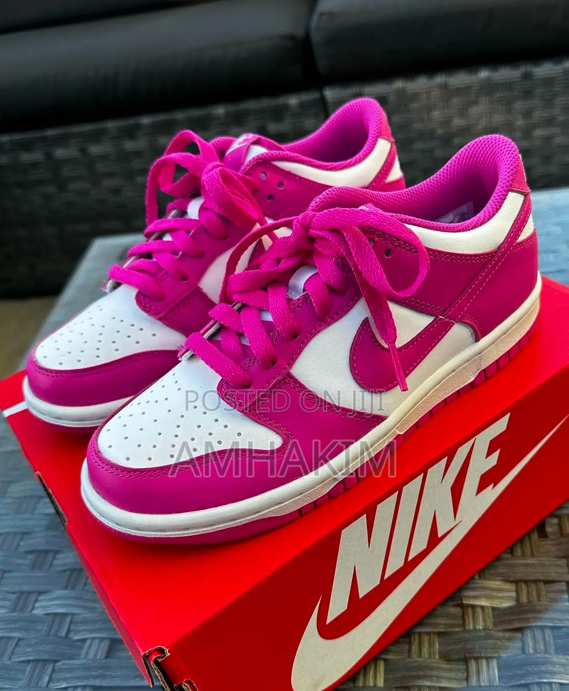 New Ladies' Nike Dunk Low Active Fuchsia in Stock