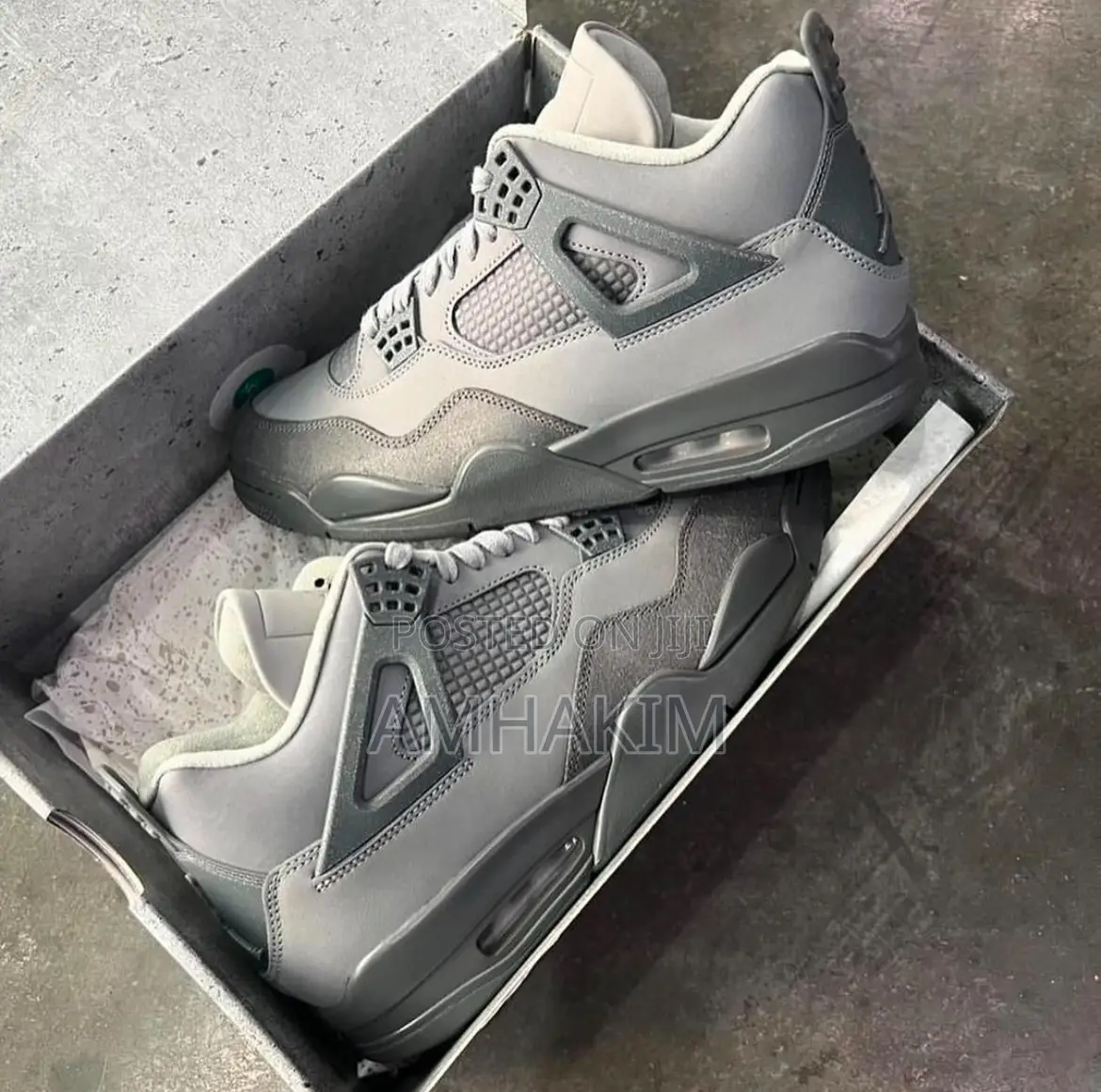 New Nike Jordan 4 Wet Cement in Stock